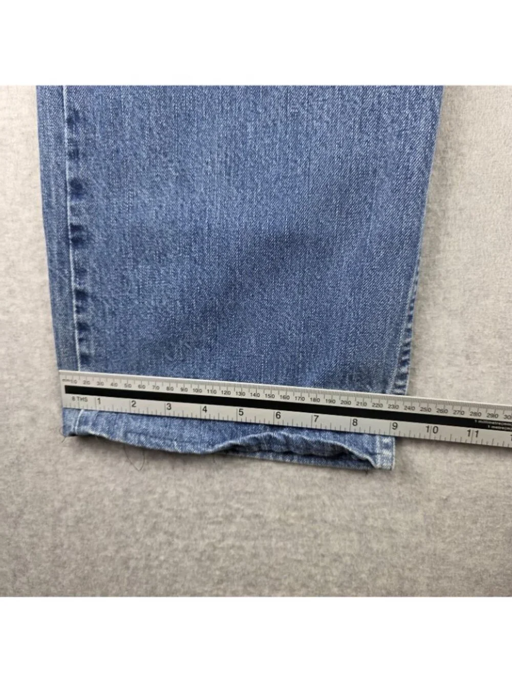 Levi's SilverTab Relaxed Straight Jeans Mens 36x29 Blue Denim Made in Mexico 200